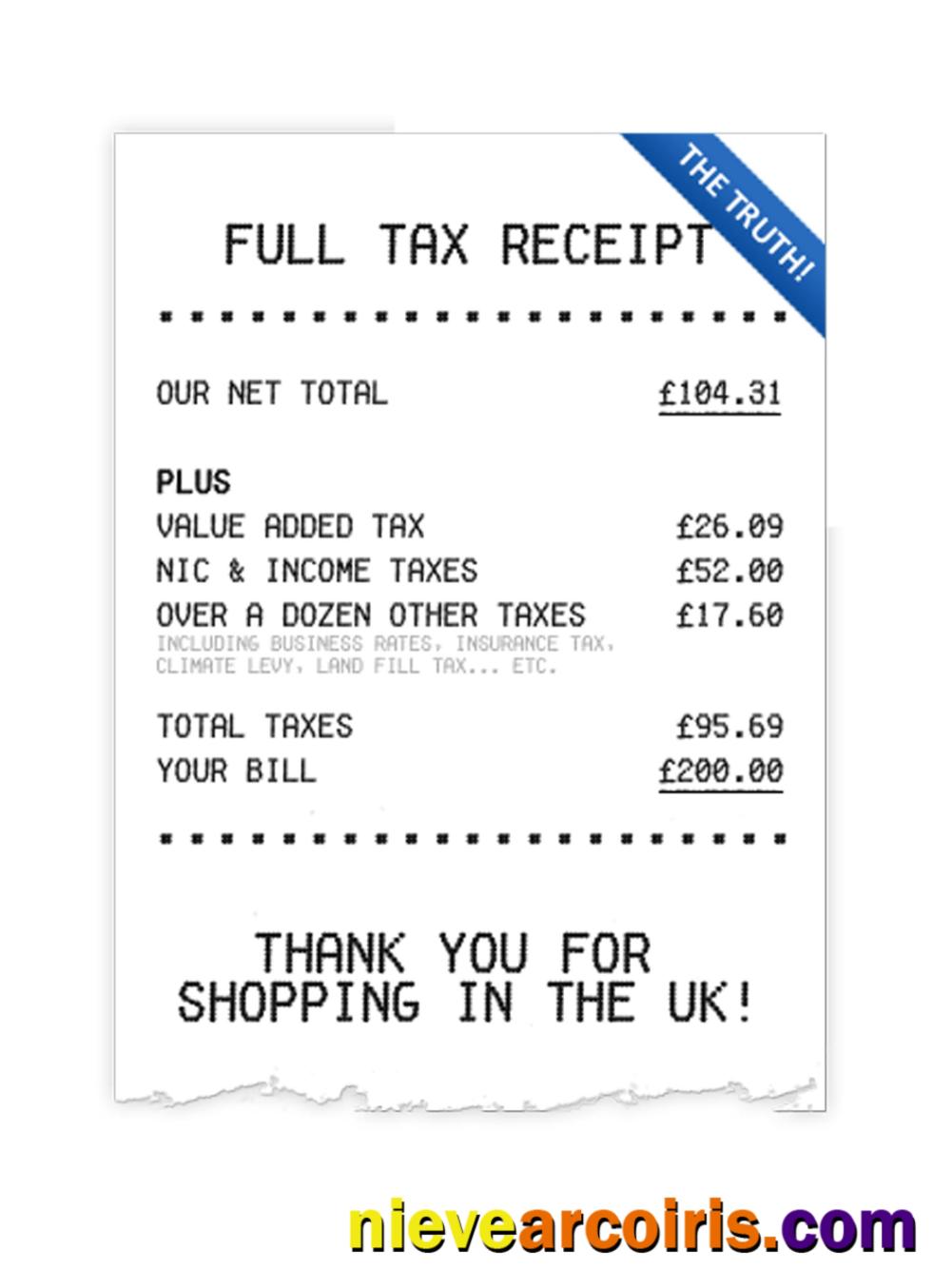 FULL TAX receipt